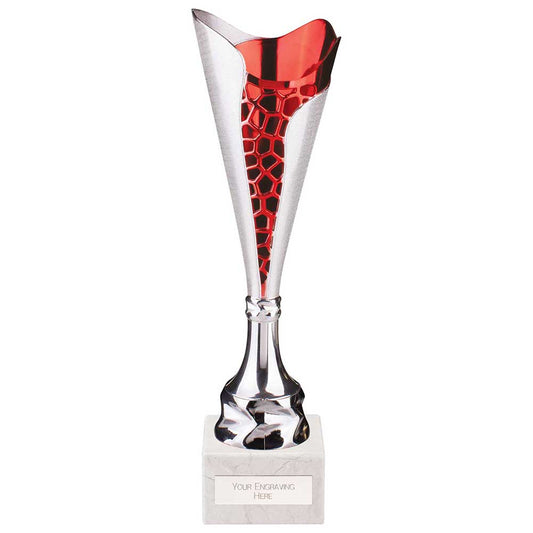 Utopia Classic Cup Silver & Red 365mm