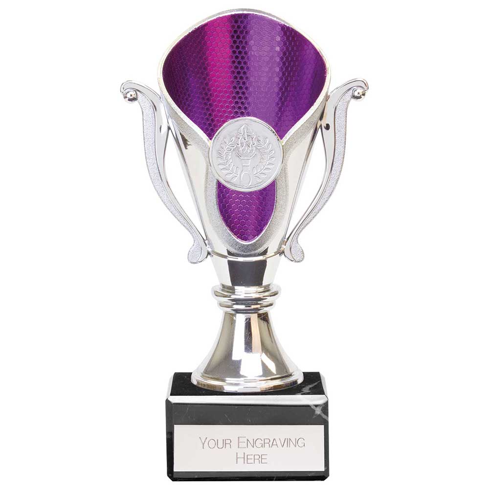 Wizard Legend Trophy Silver & Purple 175mm