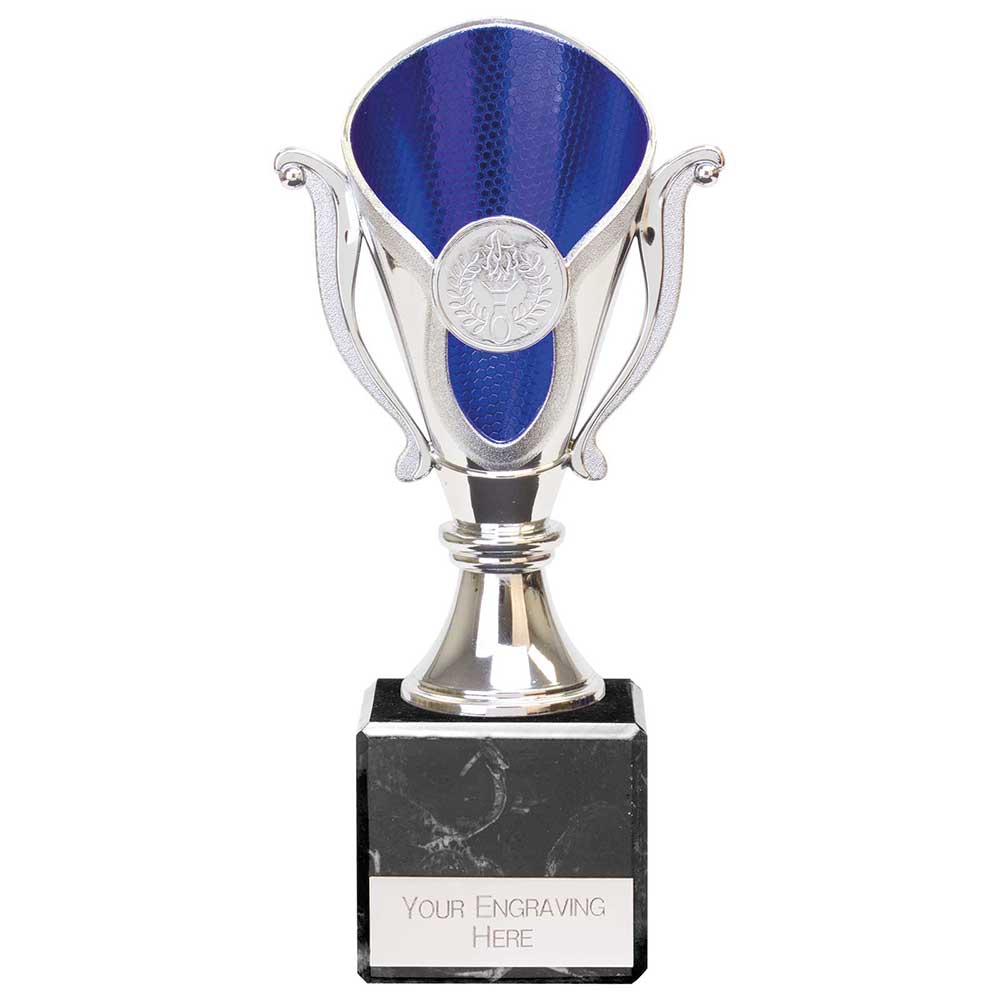 Wizard Legend Trophy Silver & Blue 195mm