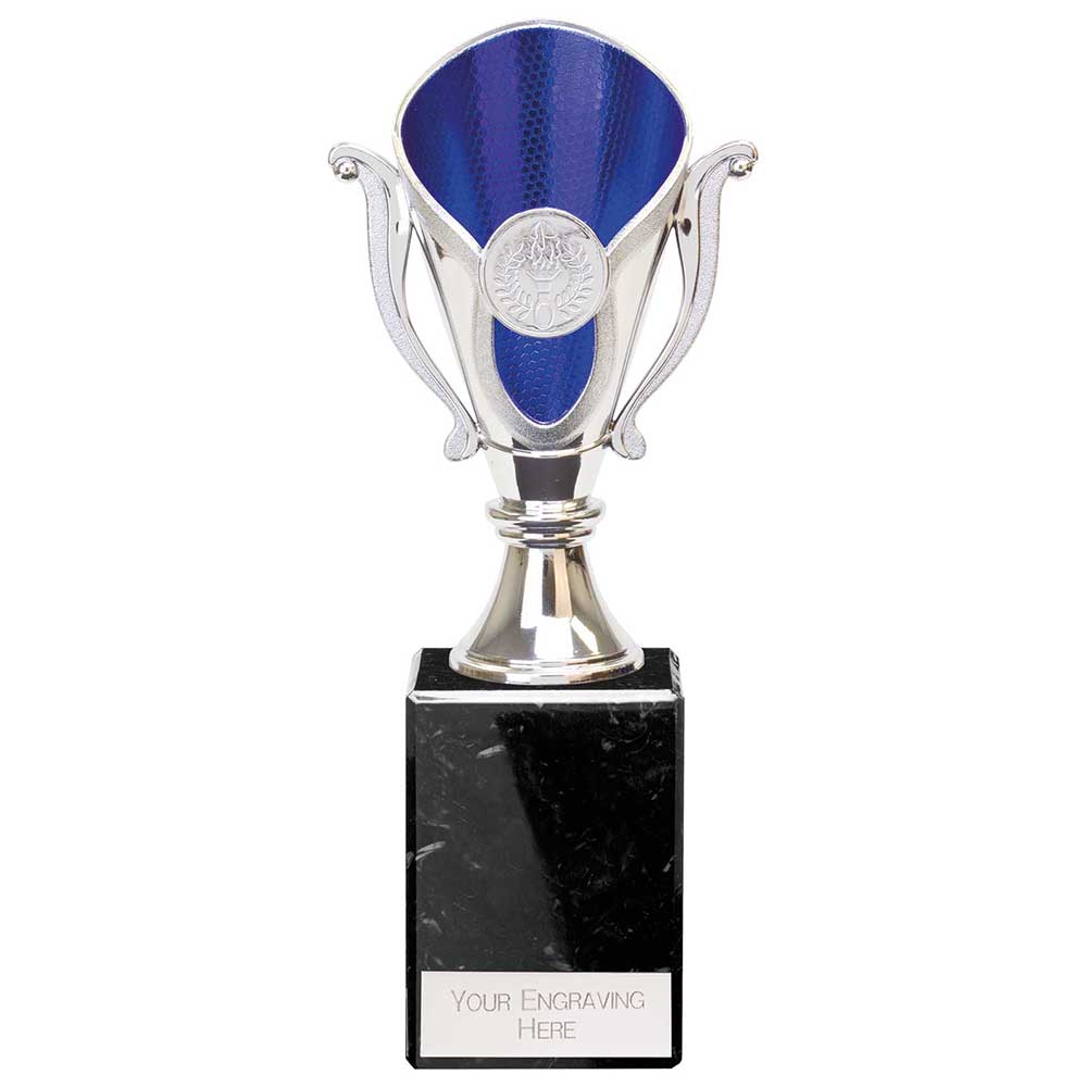 Wizard Legend Trophy Silver & Blue 220mm