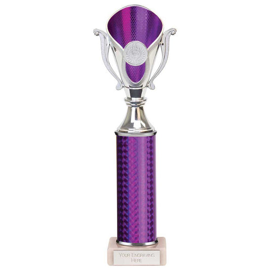 Wizard Plastic Trophy Purple 315mm