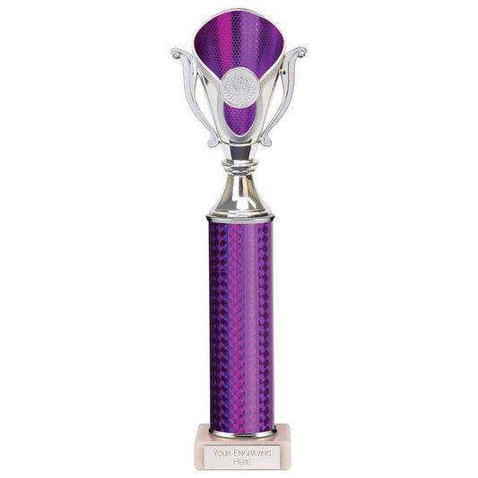 Wizard Plastic Trophy Purple 340mm