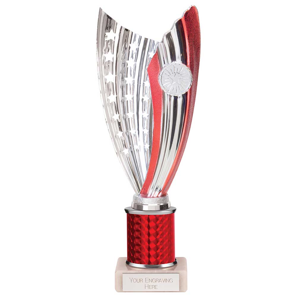 Glamstar Plastic Trophy Red 265mm