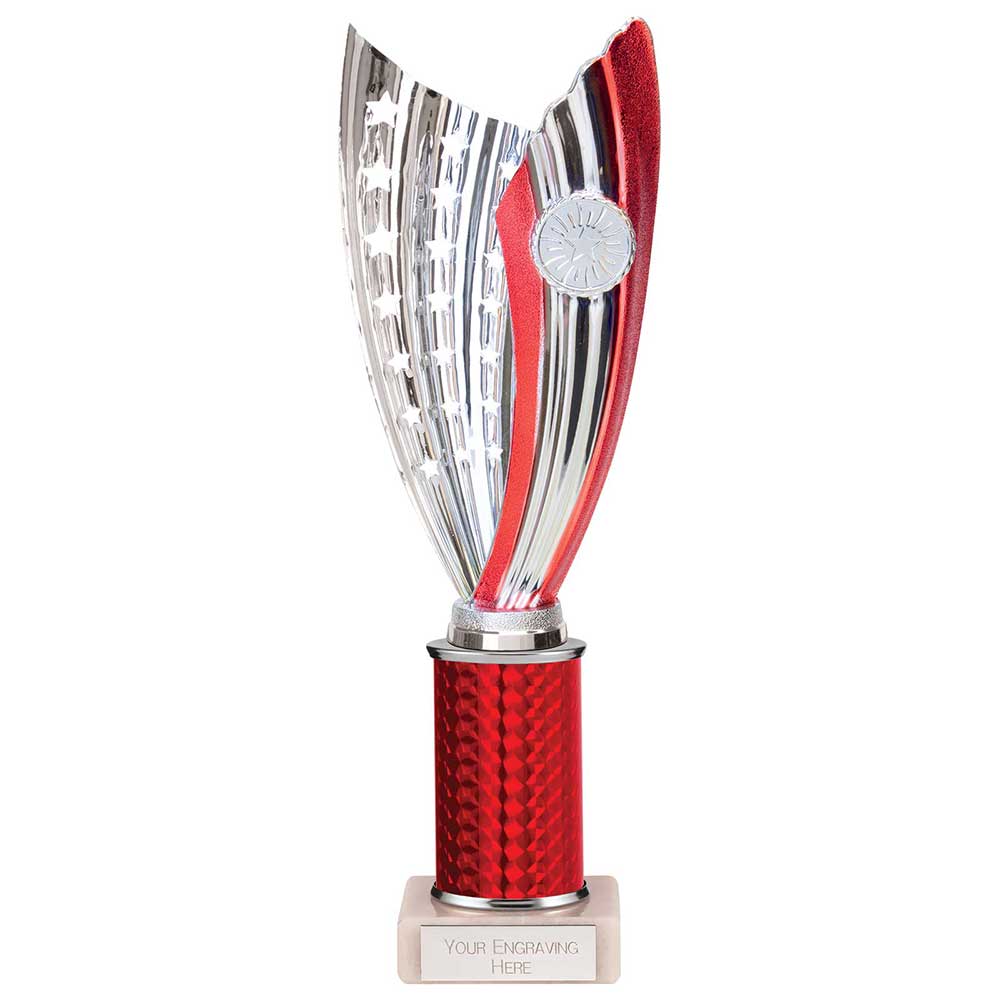 Glamstar Plastic Trophy Red 305mm