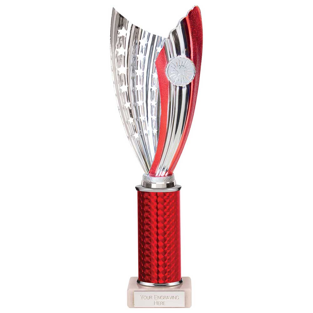 Glamstar Plastic Trophy Red 330mm