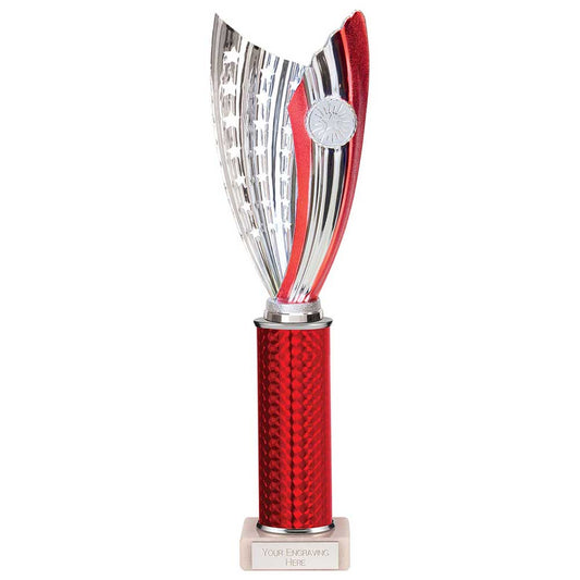 Glamstar Plastic Trophy Red 355mm