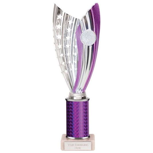 Glamstar Plastic Trophy Purple 305mm