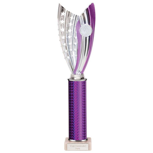 Glamstar Plastic Trophy Purple 380mm