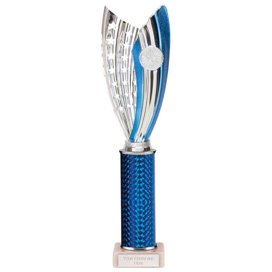 Glamstar Plastic Trophy Blue 355mm