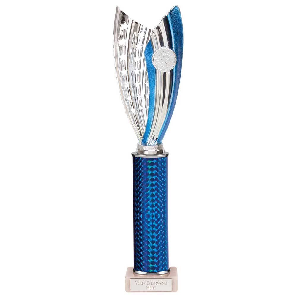 Glamstar Plastic Trophy Blue 380mm