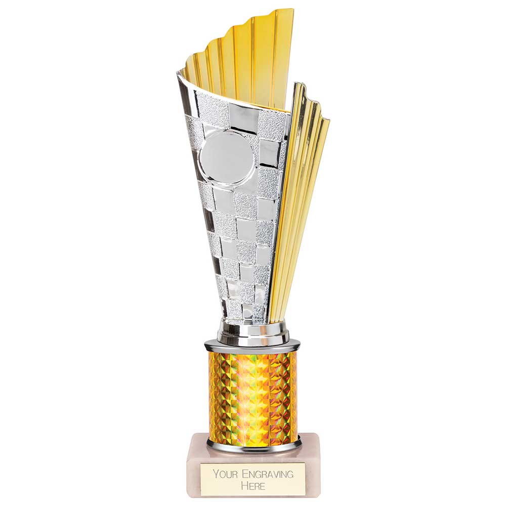 Flash Plastic Trophy Gold 245mm