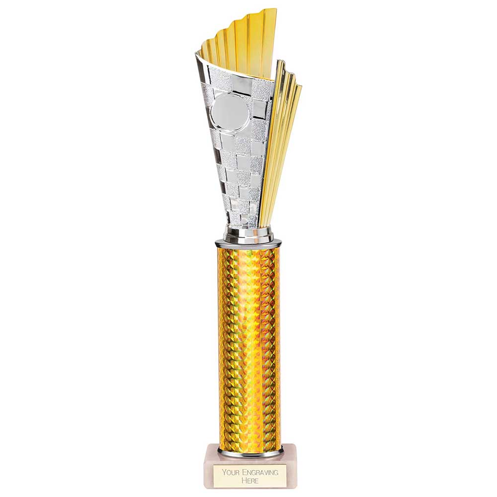 Flash Plastic Trophy Gold 365mm