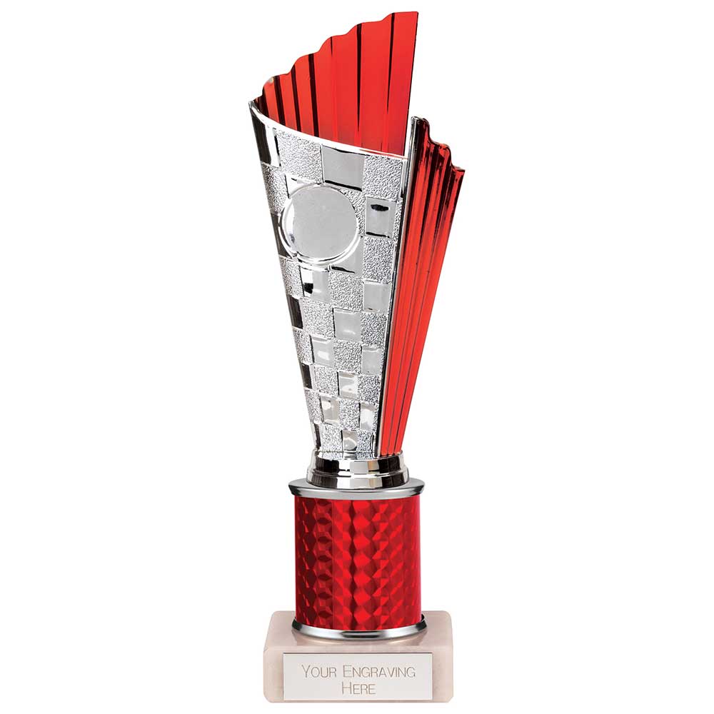 Flash Plastic Trophy Red 245mm