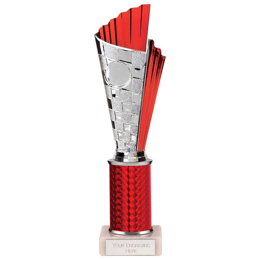 Flash Plastic Trophy Red 290mm