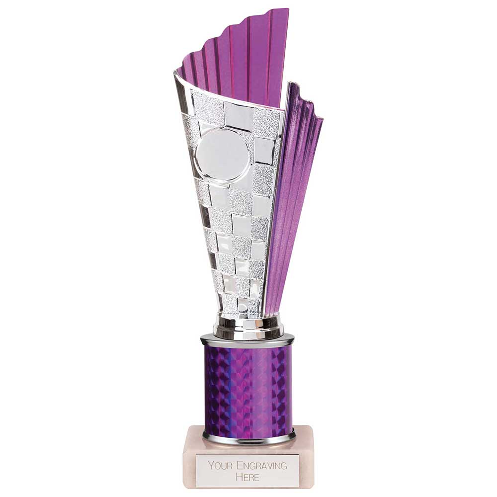 Flash Plastic Trophy Purple 265mm