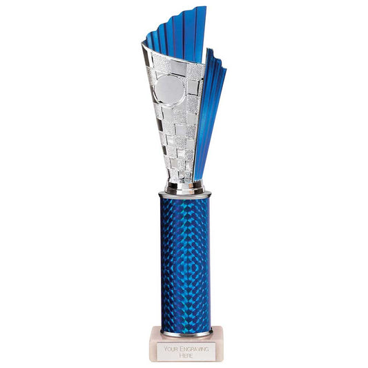 Flash Plastic Trophy Blue 340mm