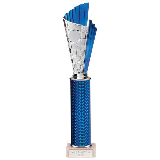 Flash Plastic Trophy Blue 365mm