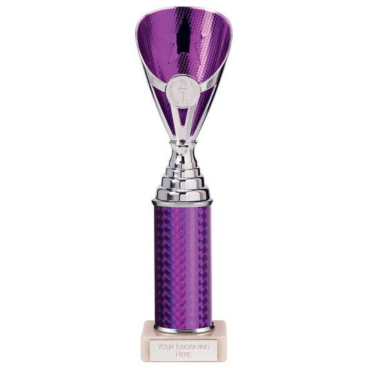 Rising Stars Plastic Trophy Purple 280mm