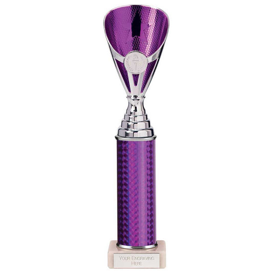 Rising Stars Plastic Trophy Purple 305mm