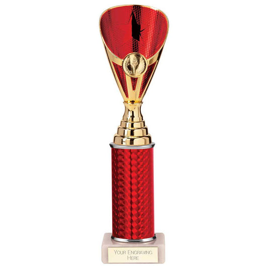 Rising Stars Plastic Trophy Red 280mm