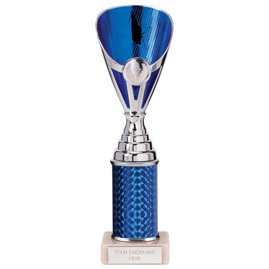 Rising Stars Plastic Trophy Blue 255mm