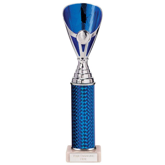 Rising Stars Plastic Trophy Blue 305mm