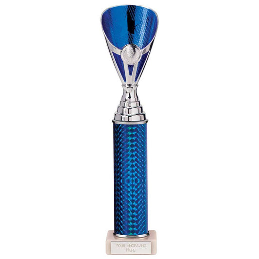 Rising Stars Plastic Trophy Blue 330mm