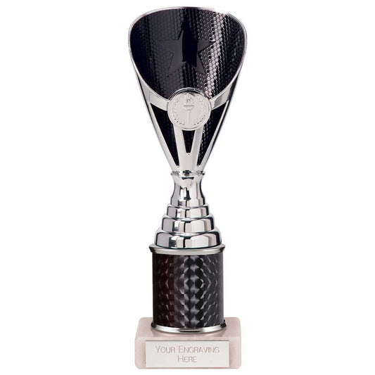 Rising Stars Plastic Trophy Black 230mm