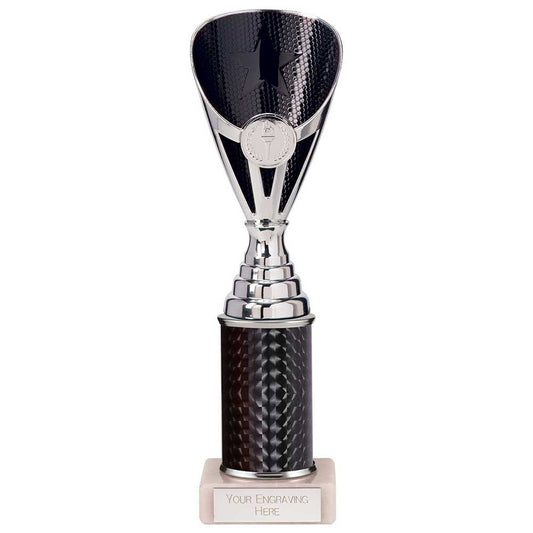 Rising Stars Plastic Trophy Black 255mm