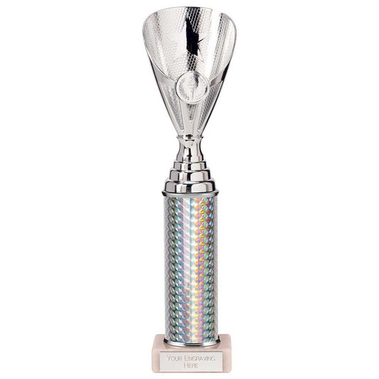 Rising Stars Plastic Trophy Silver 305mm