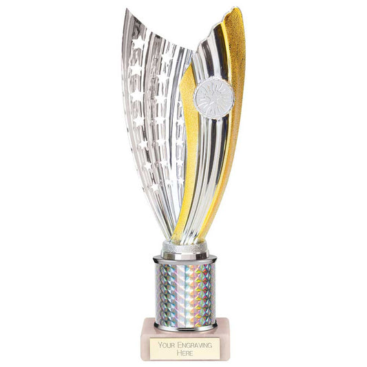 Glamstar Plastic Trophy Silver 280mm