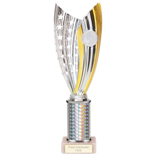 Glamstar Plastic Trophy Silver 305mm