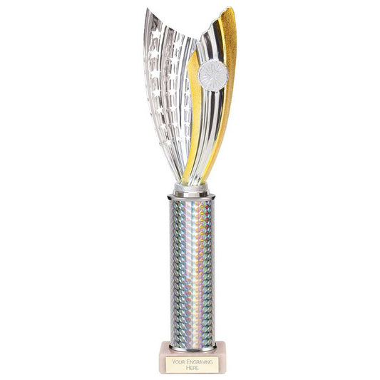 Glamstar Plastic Trophy Silver 380mm