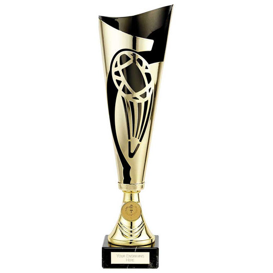 Champions Rugby Cup Gold & Black 340mm