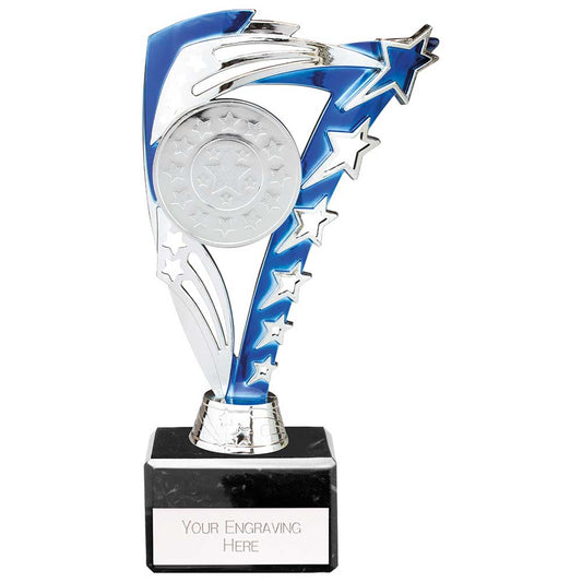 Frenzy Multisport Trophy Silver & Blue 195mm