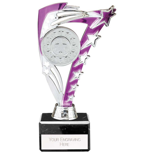 Frenzy Multisport Trophy Silver & Purple 195mm