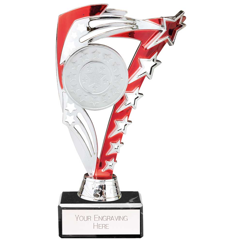 Frenzy Multisport Trophy Silver & Red 185mm