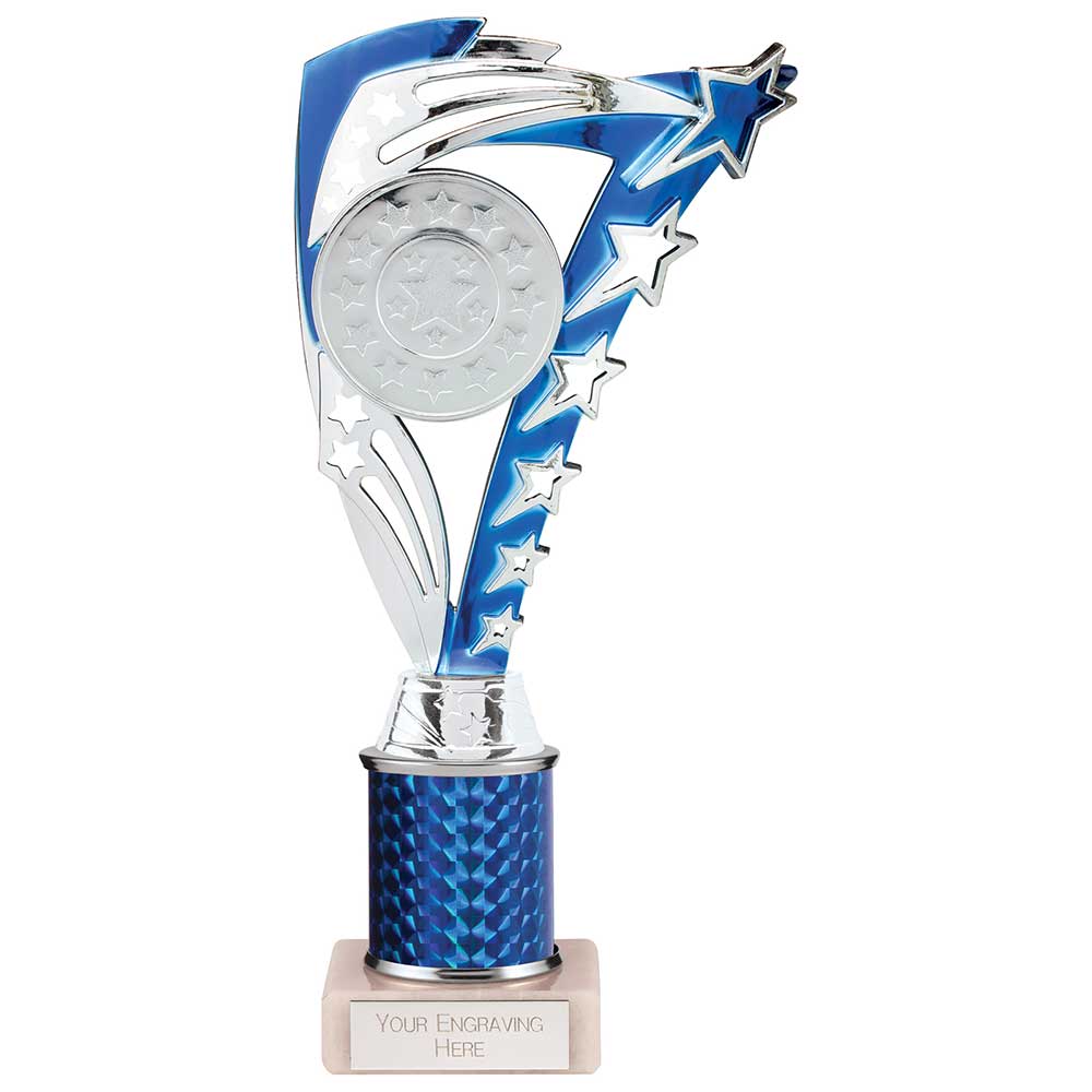 Frenzy Multisport Tube Trophy Silver & Blue 240mm