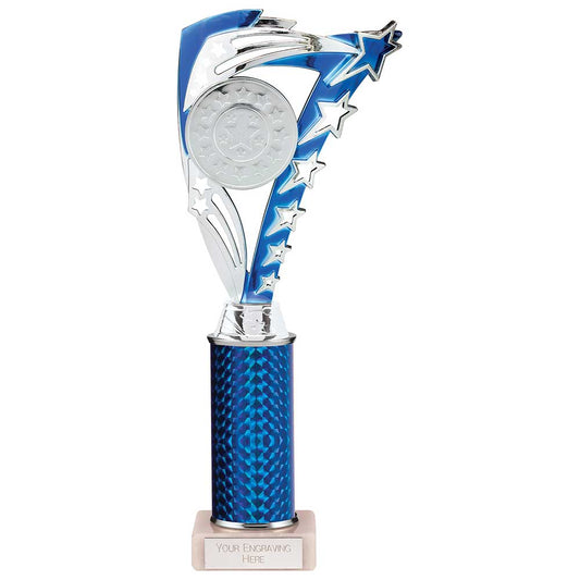 Frenzy Multisport Tube Trophy Silver & Blue 290mm