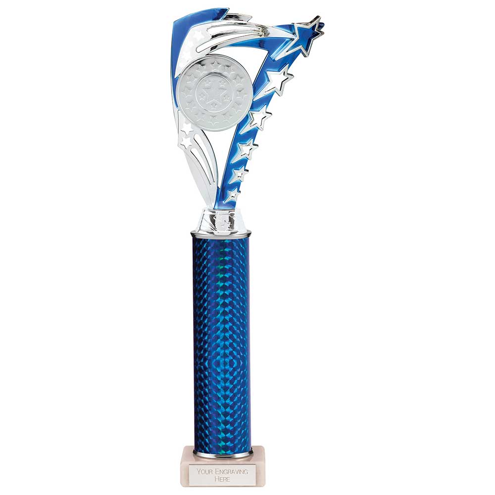 Frenzy Multisport Tube Trophy Silver & Blue 365mm