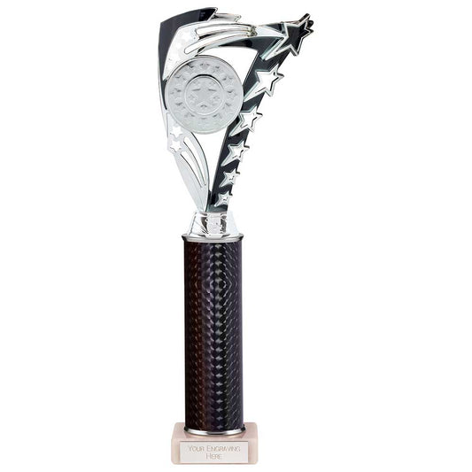 Frenzy Multisport Tube Trophy Silver & Black 340mm