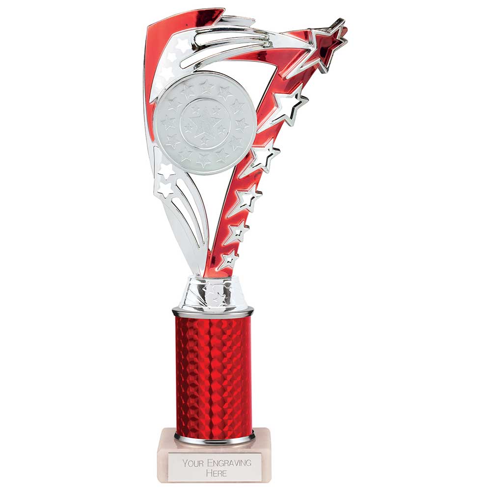 Frenzy Multisport Tube Trophy Silver & Red 265mm