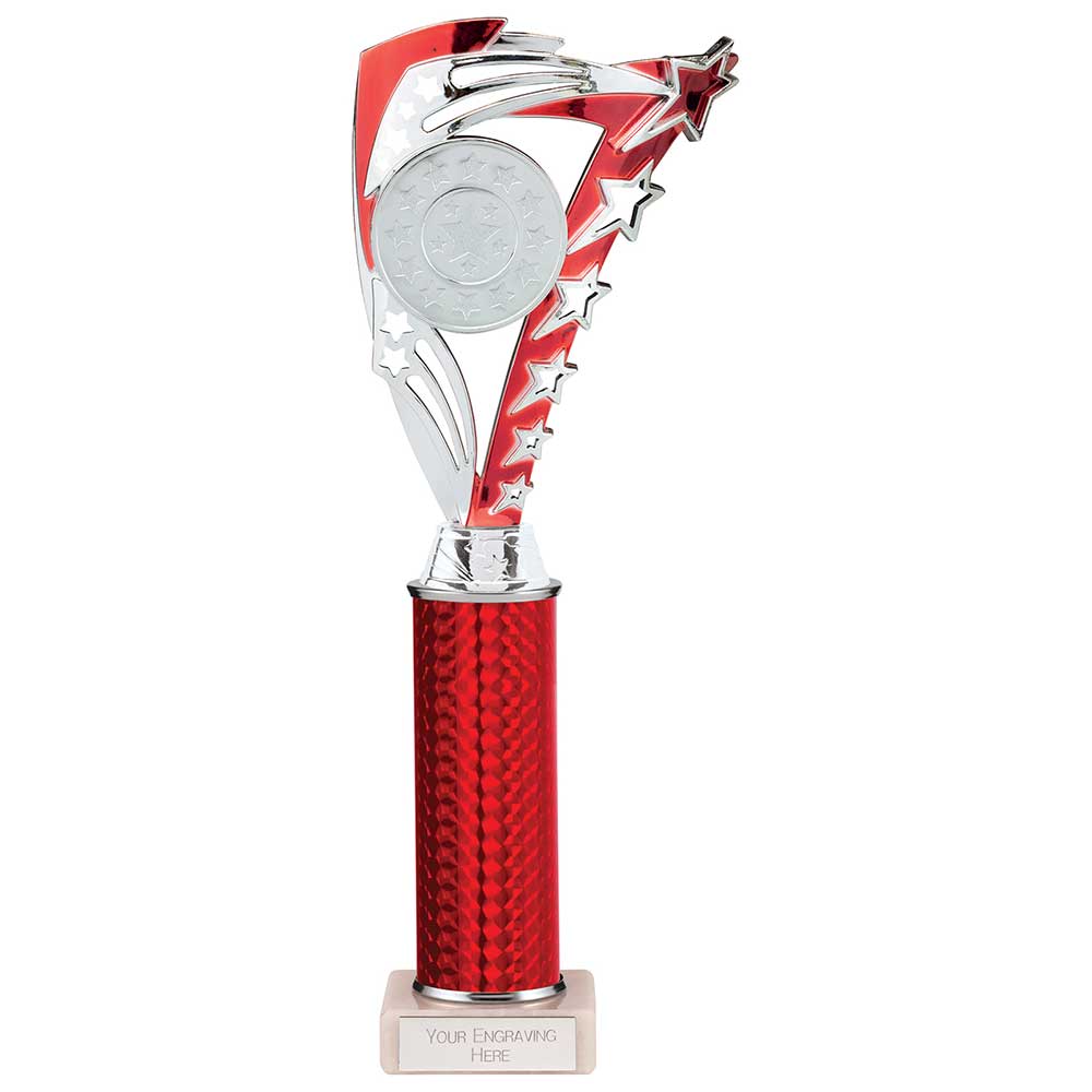 Frenzy Multisport Tube Trophy Silver & Red 315mm