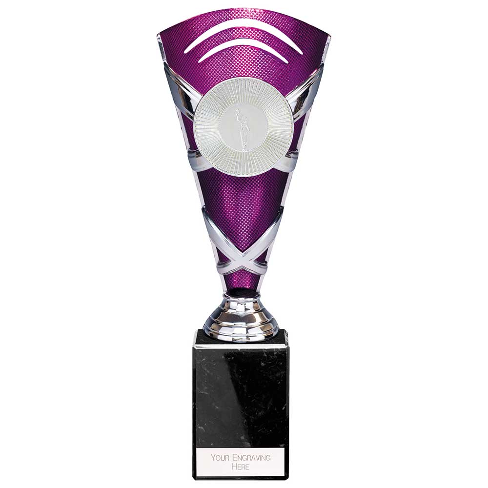 X Factors Multisport Cup Silver & Purple 260mm