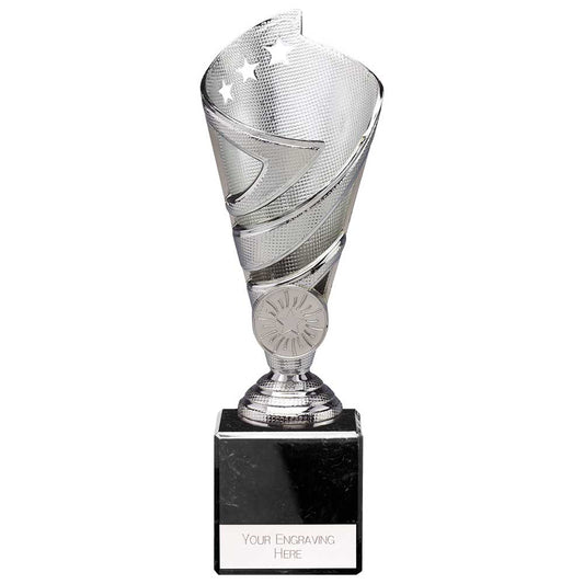 Hurricane Multisport Plastic Cup Silver 195mm