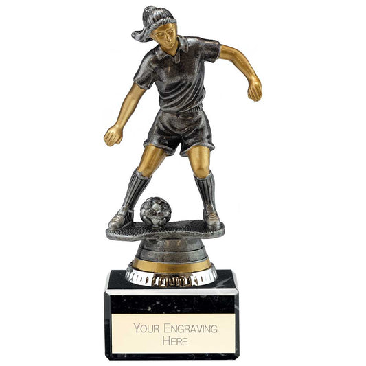 Cyclone Football Player Female Antique Silver 160mm