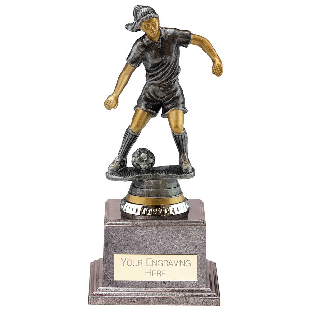 Cyclone Football Player Female Antique Silver 180mm