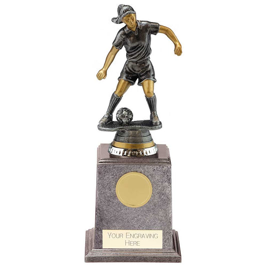 Cyclone Football Player Female Antique Silver 220mm