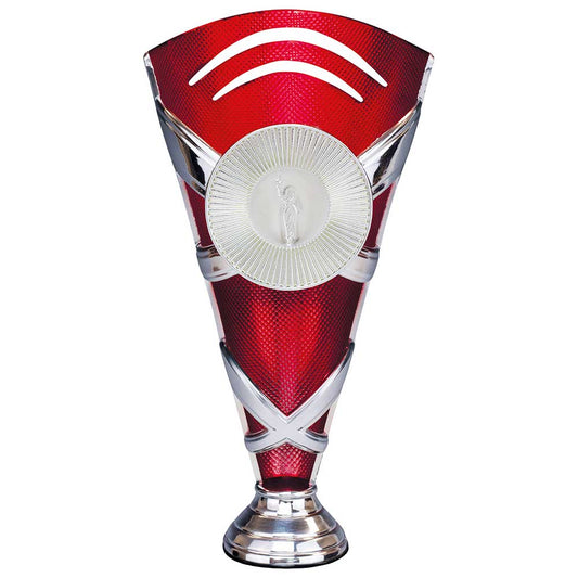 X Factors Multisport Cup Silver & Red 215mm