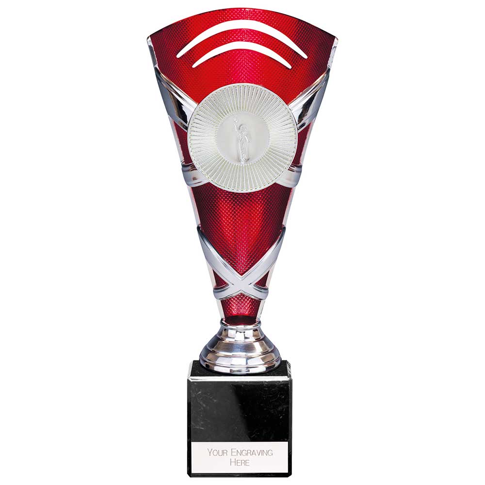 X Factors Multisport Cup Silver & Red 235mm